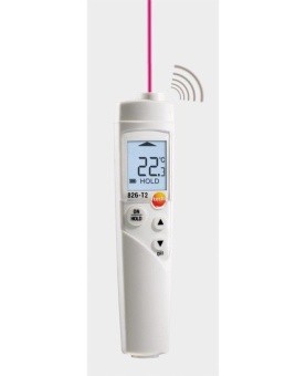 Инфракрасный термометр с лазерным целеуказателем (оптика 6:1) 826-T2 Testo 0563 8282 в ШефСтор (chefstore.ru)